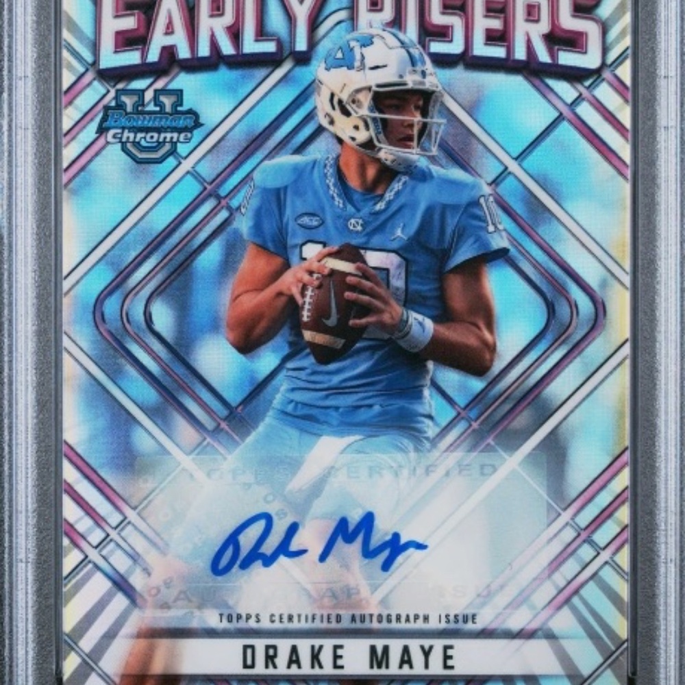 2023 AUTO #ER2 DRAKE MAYE 30/99 CHROME PSA 10! 1 OF 22! ULTRA RARE! SIGNED!